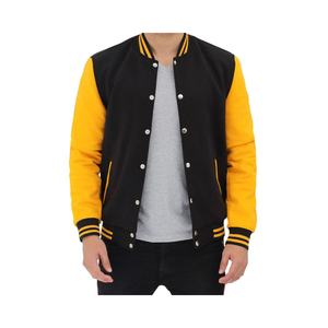 Customized <b>Fleece</b> Varsity <b>Jacket</b> With Tackle Twill Applique Customized <b>Fleece</b> Varsity <b>Jacket</b> With Tackle Twill Applique - Product Image 1
