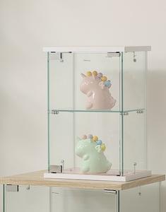 Vitrine moderne en verre trempé TMG-G384, petite, pour salon, entrée, bars, restaurants, hôtels - Product Image 4