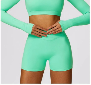 Shorts d'été décontractés taille haute pour femmes, séchage rapide, tissu doux et léger, usage quotidien, personnalisation OEM, usine - Product Image 1
