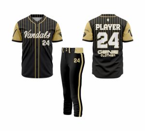 Uniforme de béisbol personalizado en tamaño y color, MOQ bajo, ropa deportiva cómoda y transpirable. - Product Image 1