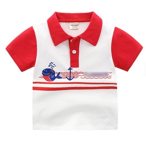 Camisas Polo Casuales para Niños, de Polialgodón, Tejidas, de Manga Corta, para la Escuela, con Logotipo Personalizado en la Parte Delantera - Product Image 3