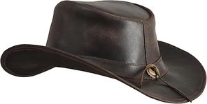 Chapeaux en cuir de cowboy personnalisables avec logo, couleur unie, légers, ajustables, unisexes, pour l'équitation en extérieur, les fêtes, la pêche, le sport, faible MOQ - Product Image 6