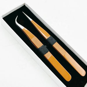 Outil d'extension de cils, pince à épiler en acier inoxydable, pince à cils pour les techniciennes de beauté professionnelles, pince à cils - Product Image 5