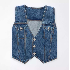 Proveedor Mayorista de Chalecos Vaqueros Holgados para Mujer, Estilo Urbano, para Marcas de Ropa Independientes - Product Image 1