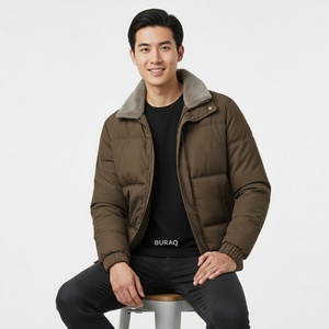 Chaqueta Acolchada para Hombre con Logotipo Personalizado, Abrigo Impermeable Ligero y Cálido para Invierno - Product Image 1
