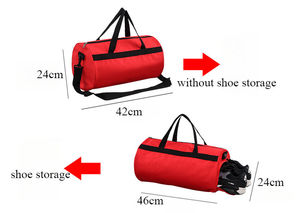 Bolsa de Gimnasio Plegable con Logotipo Personalizado, Bolsa Deportiva de Gran Capacidad, Impermeable, de Oxford 600D, para Hombres y Mujeres, para Viajes y Deportes - Product Image 2