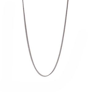 Cadena de Eslabones de Plata Natural, Cadenas Finas, Collar de Lujo para Bodas y Uso Diario, Chapado en Plata para Hombres y Mujeres, Venta al por Mayor, Fabricación de Joyería DIY - Product Image 1