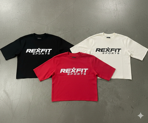 เสื้อยืดทรงหลวมไหล่ตก สไตล์ใหม่ คอลเลคชั่นเสื้อผ้าฤดูร้อน รับสกรีนโลโก้ตามสั่ง เสื้อยืดไหล่ตก - Product Image 1