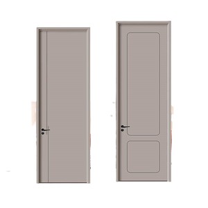 Puerta Interior de WPC de Diseño Moderno, 100% Compuesto de Madera y Plástico, Impermeable e Insonorizada, para Hotel, de Fábrica Profesional - Product Image 6