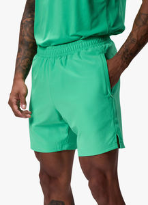 Shorts d'entraînement athlétiques pour hommes, vert, 100% coton, légers, respirants, séchage rapide, pour la salle de sport, la course à pied, l'entraînement, le fitness, les sports, logo personnalisé - Product Image 5