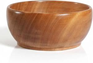 Juego de Tazones de Madera de Acacia Ecológicos, Hechos a Mano, para Servir Ensaladas, Frutas, Sopas, Decoración de Cocina y Comedor - Product Image 2
