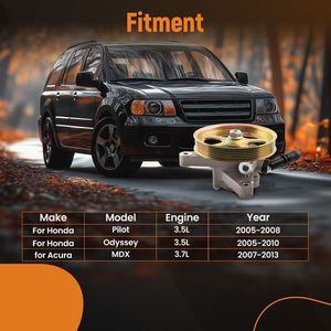 Nuova Pompa del Servosterzo con Puleggia per Honda Odyssey Acura MDX Pilot 2003-2013 - Product Image 4