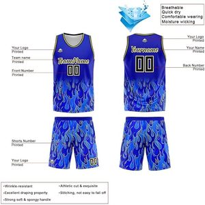 Uniforme de Baloncesto con Descuento de Fábrica, Pantalones Cortos Personalizados, Tela Ligera, Transpirable y de Secado Rápido, Nombre del Equipo, Logotipo y Número - Product Image 3