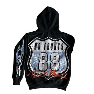 เสื้อสวมหัวมีฮู้ดสำหรับผู้ชายเสื้อ1/4สวมหัวมีซิปคอกอล์ฟ - Product Image 1