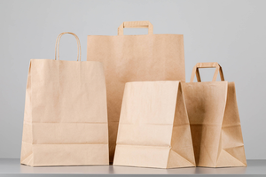 Bolsas de Papel Kraft con Asas Retorcidas, Laterales Reforzados, Biodegradables, Estilo Clásico para Compras Comerciales - Product Image 5