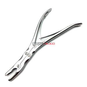 Rongeur à os 8 mm, instrument chirurgical orthopédique manuel, certifié CE, en acier inoxydable allemand, outil de coupe de précision, autoclavable - Product Image 1