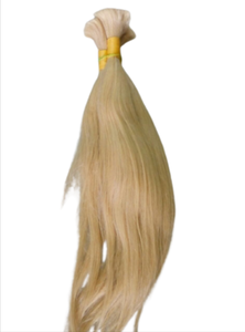 Blonde Straight Style Haute Qualité Premium Indien Raw Virgin Remy Temple Extensions de Cheveux Humains Inde du Sud Couleur Clair Blanchi - Product Image 2