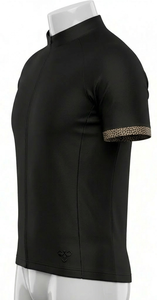 Polo de football de qualité supérieure en sublimation avec col et brassard en maille plate, 100 % polyester jacquard 150 g/m² - Product Image 4