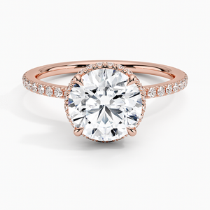 Gala Moissanite Engagement <b>Ring</b> 14K Gold Plated GRA Certified <b>Solitaire</b> for Wedding & Anniversary - Product Image 3