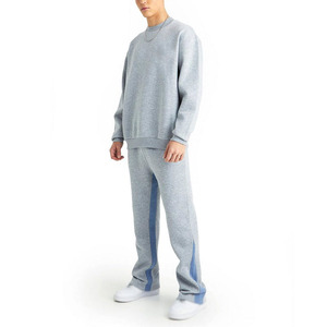 Ensemble de survêtement imprimé pour homme – Haut et bas en polyester doux, respirant et léger – Style décontracté et sportif - Product Image 1