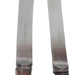 Stainless Steel Butter <b>Knife</b> <b>Set</b> 4pc Sheepsfoot Blade Straight Edge Kitchen Utensil - Product Image 2
