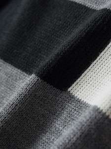 Autumn Winter Men's Anti-Pilling 100% Wool Sweater Cross-Border Fashion Character Pattern Front Logo New 9766 <b>Chenille</b> Knitted - Product Image 3