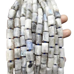 Natural Gemstone Labradorite <b>Pipe</b> Bead Strand Agate Beads Wholesale Polished Bead Strand Buy Online From Amayra Crystals Exports - Product Image 1