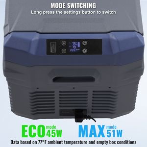 Frigorifero Portatile per Auto a Doppia Zona 25L, 12/24V DC 100W, Intervallo Regolabile 4-68°F, Congelatore 12 Volt Modello Ace 220V - Product Image 5