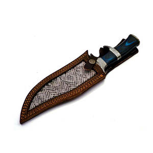 Cuchillo de Caza de Acero con Patrón Damasco y Espiga Completa para Camping y Pesca, Etiqueta Privada y Pedidos al por Mayor - Product Image 6