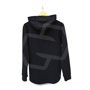Sweat à capuche zippé mi-long en molleton technique pour homme avec logo personnalisé, respirant, écologique, pour l'hiver, fabrication OEM ODM au Pakistan - Product Image 2