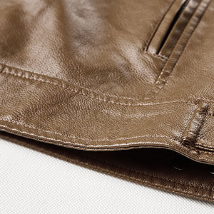 Chaquetas de cuero personalizadas de buena calidad para hombre, chaqueta de cuero para invierno en venta, chaquetas de invierno cómodas - Product Image 4