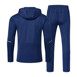 Ensemble de survêtements pour hommes 2 pièces avec veste à capuche zippée et pantalon de jogging pour l'entraînement et la gym - Product Image 2