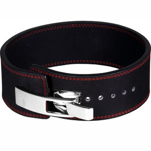 Cinturón de Soporte Lumbar Profesional de Cuero Vacuno Transpirable y Resistente al Desgaste para Levantamiento de Pesas, 10 mm, Unisex, para Adultos - Product Image 2