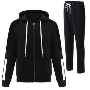 Ensemble sweat à capuche et pantalon de survêtement pour homme, vêtements d'occasion de haute qualité, tenue décontractée d'hiver - Product Image 6