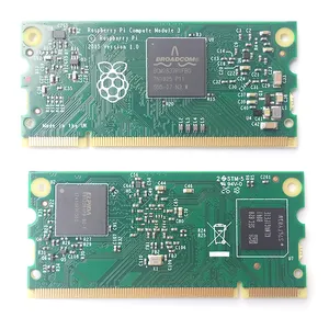 Waveshare Module de calcul Raspberry Pi 3 RPi CM3 mini PC 64 bits 1.2GHz quad-core ARM Cortex-A53 processeur 1GB RAM 4GB eMMC Flash