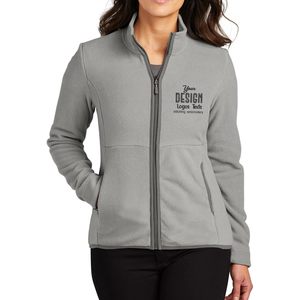 Chaquetas de Forro Polar Personalizadas para Mujer L110 con Bordado Personalizado, Diseña Tu Propia Conexión - Product Image 2