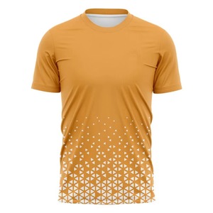 ออกแบบลายพิเศษ เสื้อผ้าถักแบบทางการ ผ้าถักแบบซับลิเมชั่น เป็นมิตรกับสิ่งแวดล้อม ป้องกันรอยยับ น้ำหนัก 180 กรัม โพลีเอสเตอร์/คอตตอน แขนสั้น พรีเมียม - Product Image 5