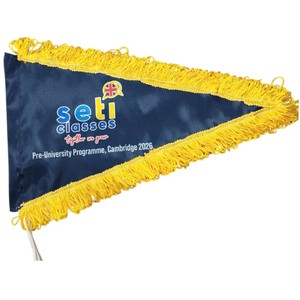 Drapeaux rectangulaires rouges FLC GROUP avec numéros 01 07, en polyester durable, impression numérique, mât en aluminium, pour événements sportifs - Product Image 5