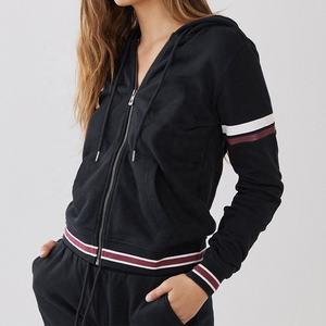 Survêtements de haute qualité pour femmes, avec fermeture éclair intégrale et deux poches, style décontracté et confortable - Product Image 5