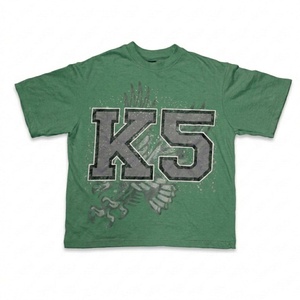 ผู้ผลิตเสื้อยืดขายส่ง ทรงหลวม ไหล่ตก น้ำหนัก 230 กรัม คอกลม ทรงโอเวอร์ไซส์ ผ้าฝ้าย 100% เสื้อยืดผู้ชายแบรนด์สั่งทำ - Product Image 1