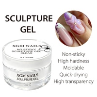 XGM NAILS Gel UV 3D Solide pour Ongles, Gel de Sculpture 3D pour Manucure DIY, Designs d'Ongles Professionnels, Gel Polish pour Nail Art