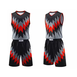 Nueva Llegada: Uniformes de Baloncesto Sublimados Unisex, 100% Poliéster, Tallas Grandes, Ropa de Equipo Personalizable, Conjunto de Camiseta y Pantalones Cortos - Product Image 1