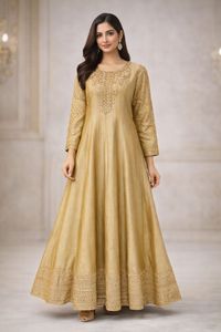 ชุดเดรสผ้าไหมคุณภาพสูงคอลเลคชั่นวันอีด - Product Image 4