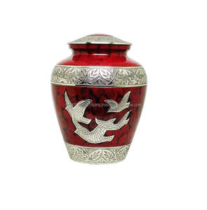 Urna Funeraria de Latón Estilo Americano con Grabado de Águila Personalizado, para Cenizas Humanas Adultas, Venta al Por Mayor - Product Image 5