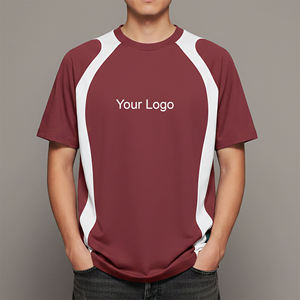T-shirts pour hommes en coton 100% de haute qualité, logo imprimé personnalisé, style hip-hop, écologiques, coupe ample, 180g, vente en gros, très demandés - Product Image 1