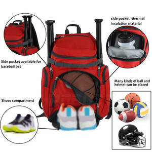 Sac à dos de basketball léger et écologique avec intérieur spacieux en polyester pour équipement d'entraînement et articles quotidiens - Product Image 3