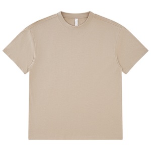 T-shirt pour homme en coton 100% tricoté, 260g, coupe ample, longueur standard, col rond, logo imprimé numérique sur le devant, manches courtes - Product Image 1