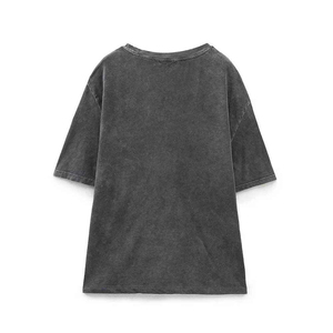Camiseta de Verano para Mujer, 100% Algodón, Manga Corta, Básica, Lisa, Personalizable con Logotipo, Cuello Redondo, Estilo Casual - Product Image 1