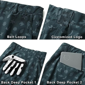 Pantalones cortos de golf para hombre, tela ligera de alto rendimiento, absorbe la humedad, transpirable, cómodo para el verano - Product Image 4