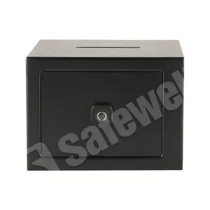 Safewell Wholesales Advanced Biometric Fingerprint Caja Fuerte Small Mini Home Deposit Money Safes For Gifts